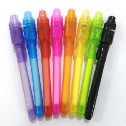 Plastic invisible ink Pen